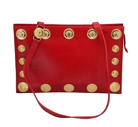 versace purse red|vintage Versace purses.